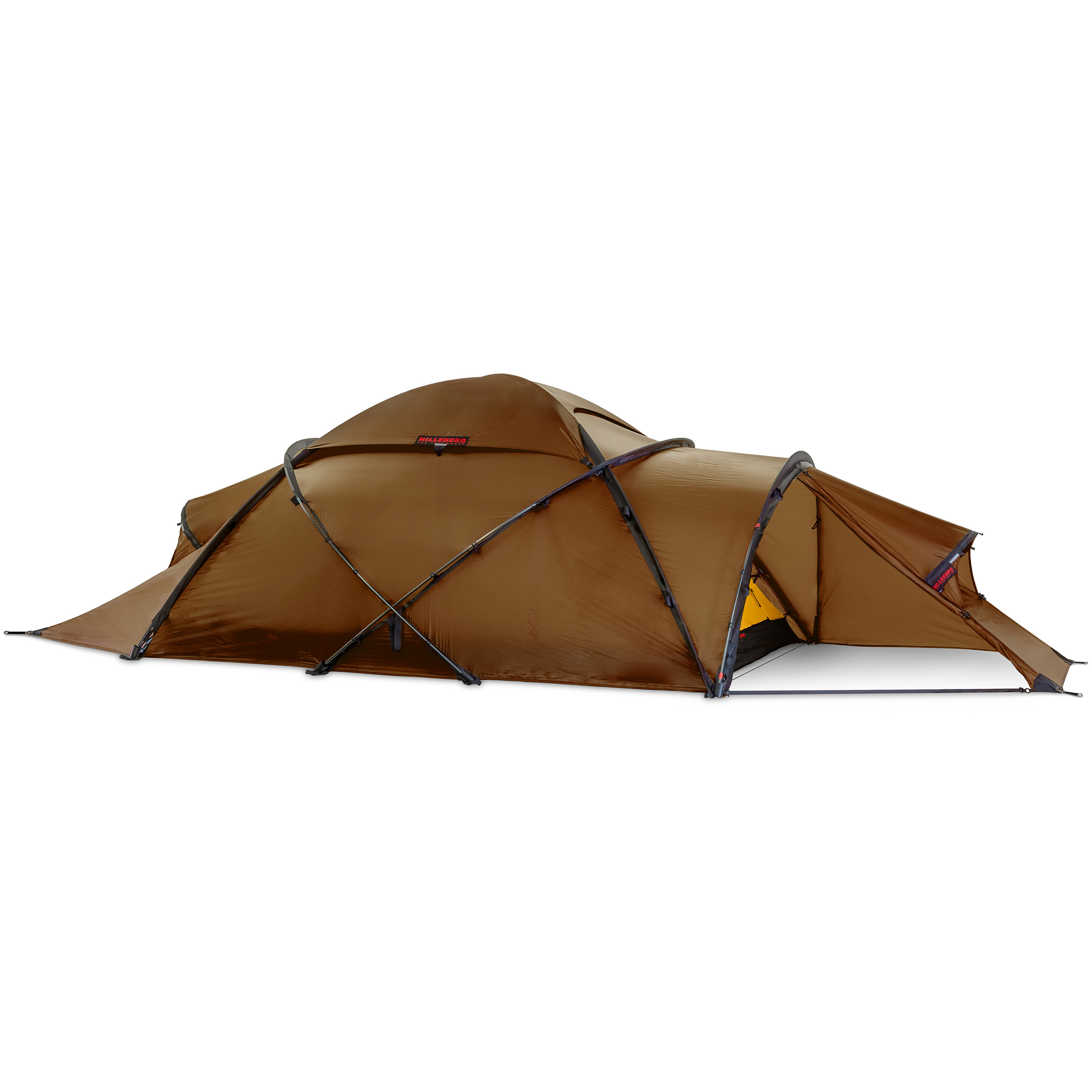 Hilleberg Saivo 3 Zelt 1-4-Personen-Zelte braun Trekking
