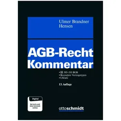 AGB-Recht, Fachbücher von Ulmer, Brandner, Hensen
