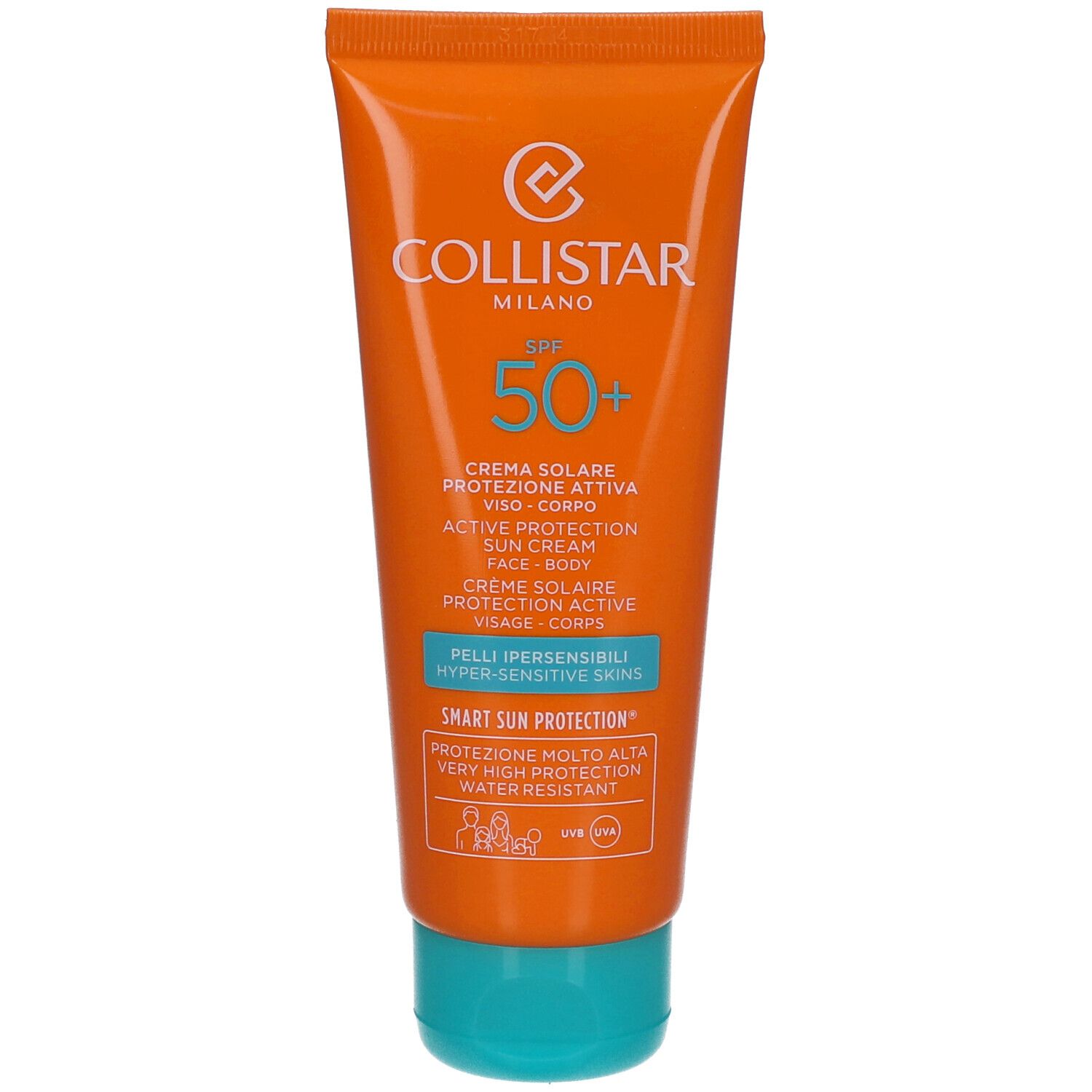 Collistar Active Protection Sun Cream Face - Body Spf 50 100ml 100 ml Creme