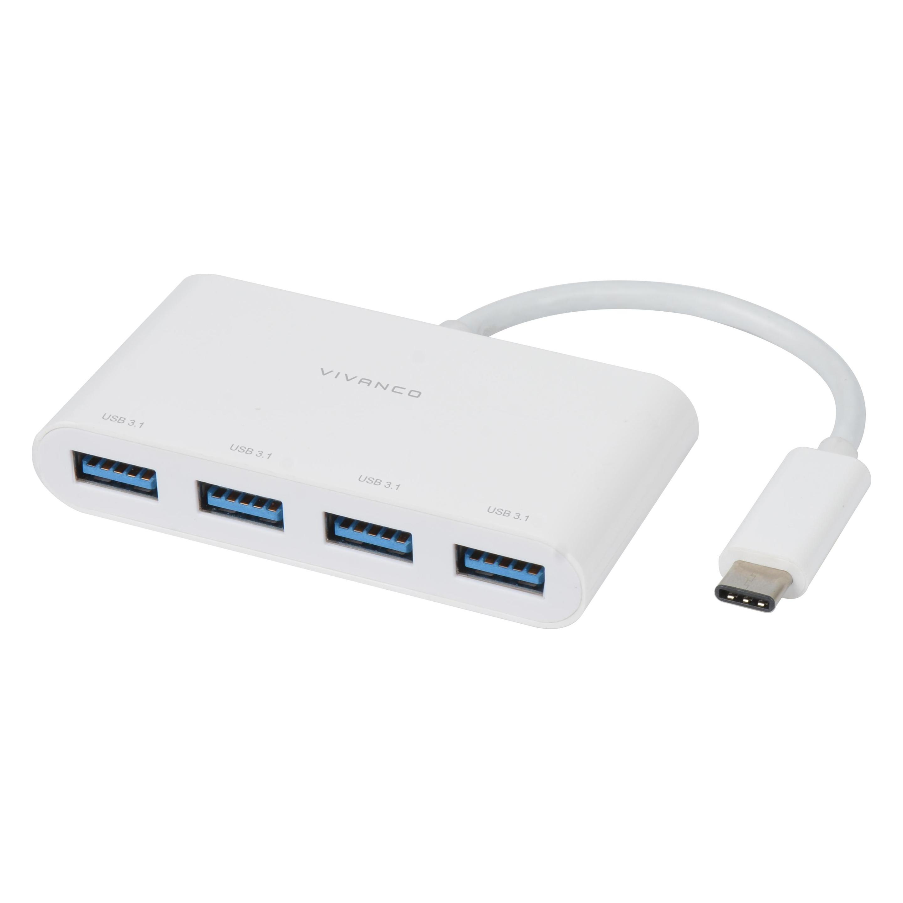 Vivanco IT-USBC HUB4 (USB-C, 4 Ports) (IT-USBC HUB4)