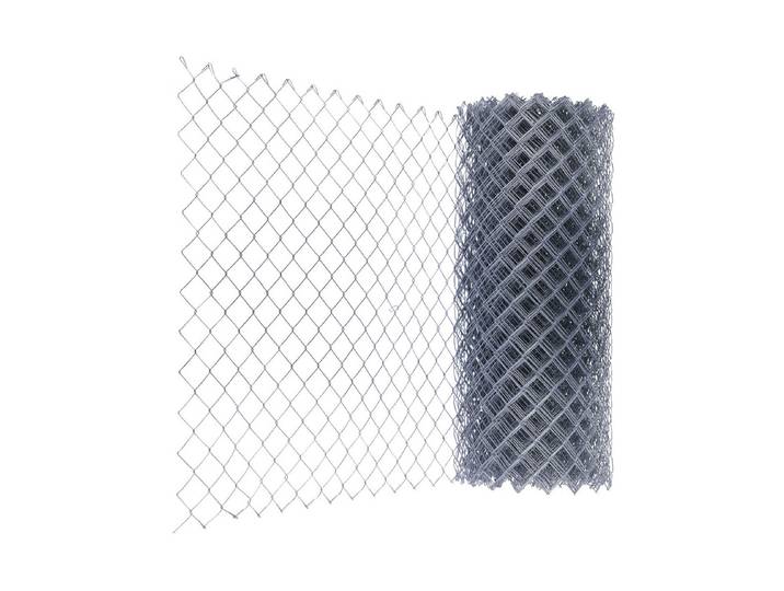 Diagonalgeflechtzaun Verzinkt 2.5 × 1 m