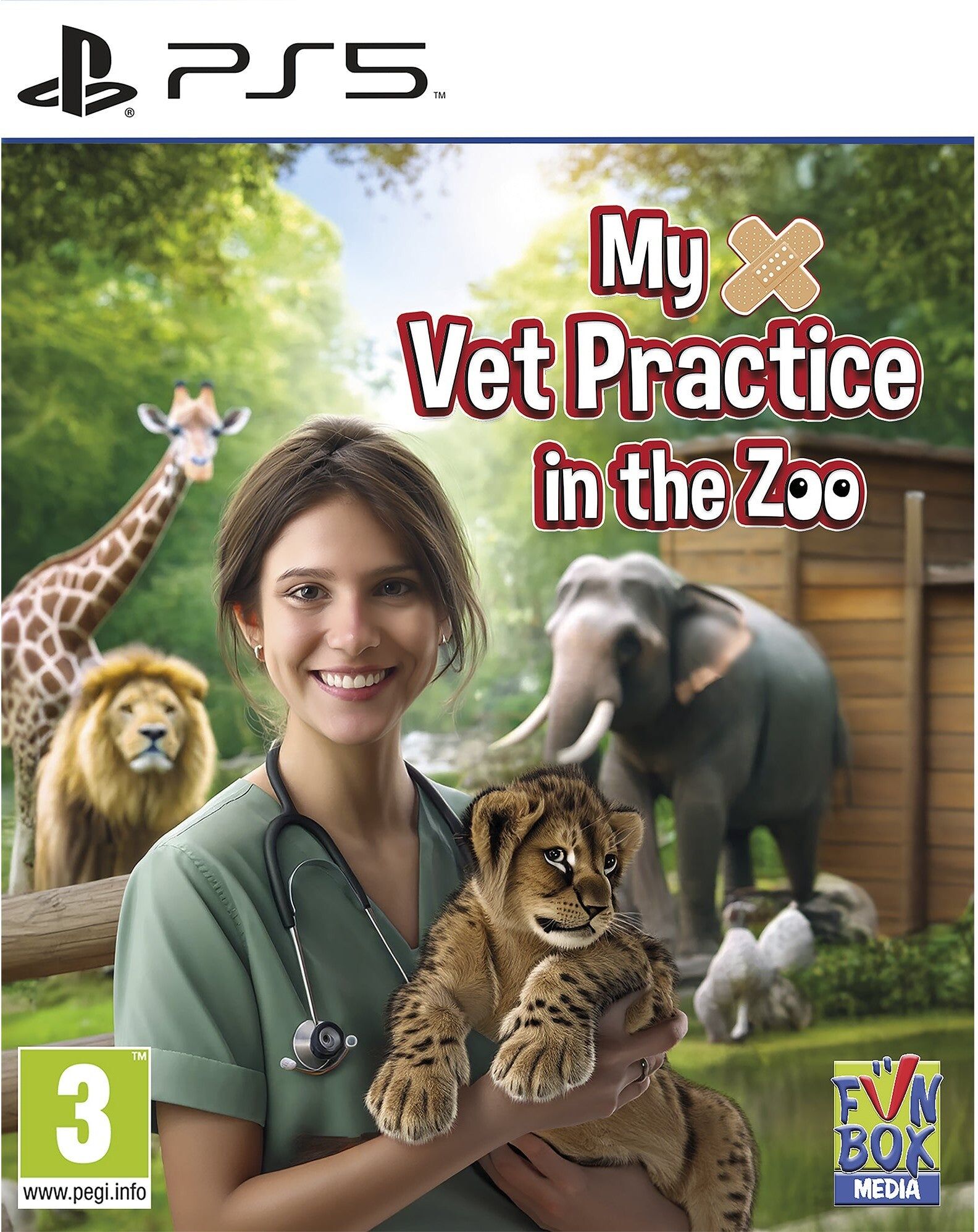 Funbox Media My Vet Practice in the Zoo for PlayStation 5 (Disc) - Animal Care Simulation Game