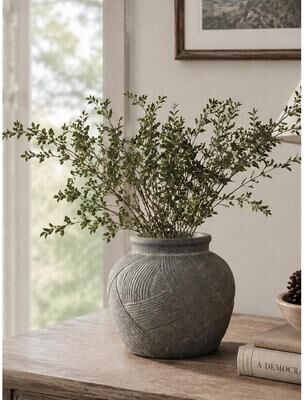 Kodotan sofa "D10.2x8.9"" Vase for Home Decor, Flower Vase Table Centerpieces"