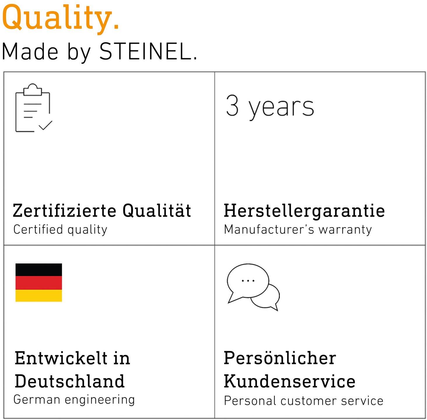 STEINEL Smart Sensor-Außenwandleuchte L 800 SC anthrazit, alu / grau / zink, Aluminium, Smart Home Wandleuchte außen
