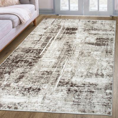 Teppich OTTO HOME "Salsa", braun, B:80cm H:9mm L:400cm, Kunstfaser, Teppiche, Teppich, mit besonders weichem Flor, Kurzflor, im Vintage-Look, dichte Qualität