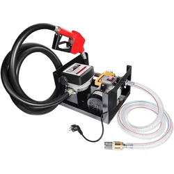 Wiltec, Fahrzeug Werkzeug, Heizöl- und Dieselpumpe 230V/750W 80l/min selbstansaugend Pumpe Pistole