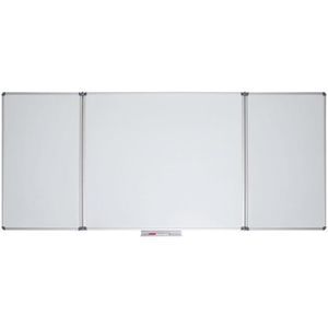 Maul Maul Klapptafel  standard 64580, Whiteboard, 2 Flügel, kunststoffbeschichtet, 100x120cm / aufgeklappt 240cm