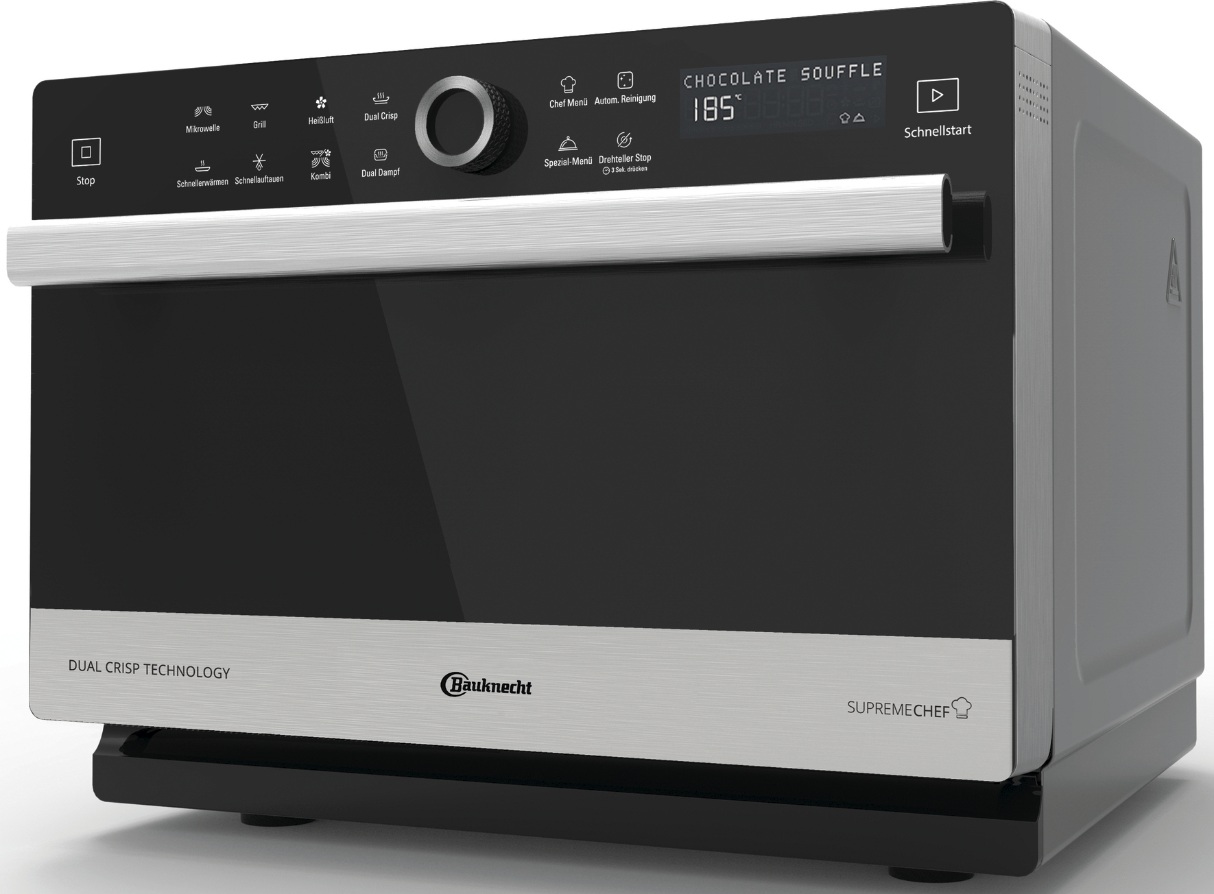 Bauknecht 3391 SX Mikrowellen - Backofen 37,3 x 49 x 54 cm schwarz