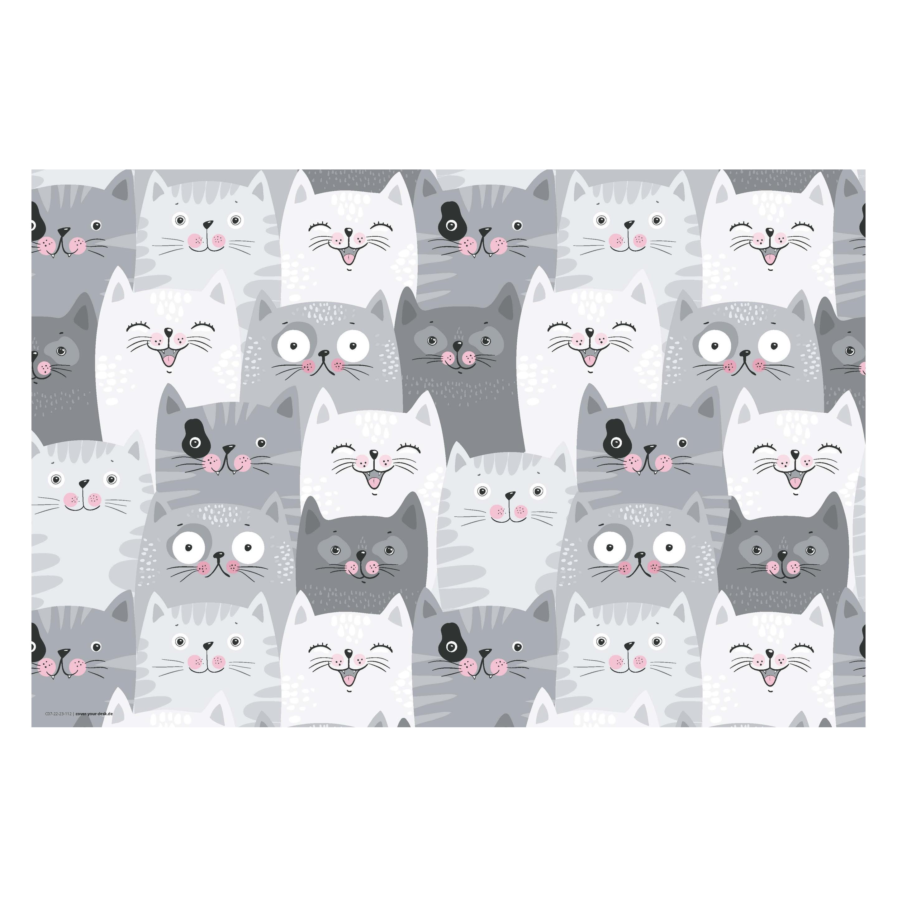 CoverYourDesk Schreibtischunterlage Katzen-Konferenz (21557473)