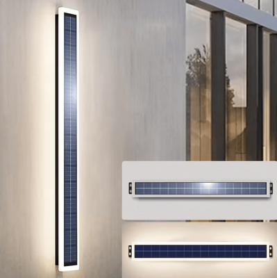 Inspire Curations Modern 60cm Solar Wall Light 10W IP65 Waterproof Outdoor Lamp warm White 6 10w