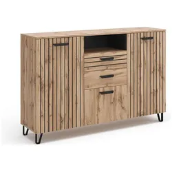 Vicco, Kommode + Sideboard, Amber (150 x 38 x 100 cm)