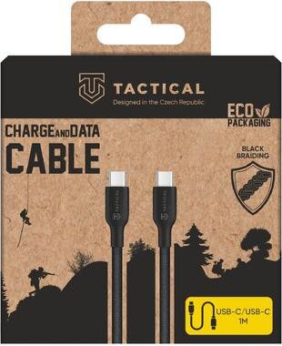 Tactical Stitch USB-C naar USB-C kabel, zwart