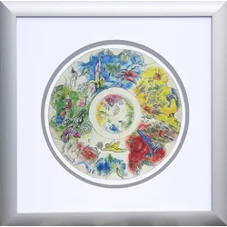 Kunstdruck MARC CHAGALL (BH 66x66 cm) - bunt - BH 66x66 cm