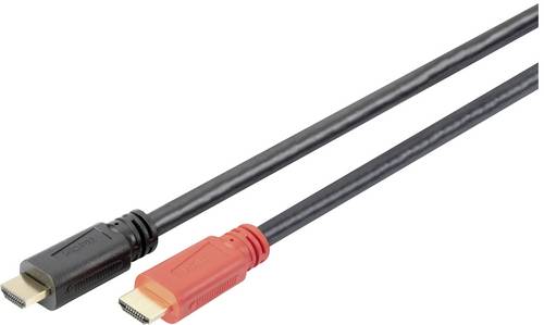 Digitus HDMI Anschlusskabel HDMI-A Stecker, HDMI-A Stecker 30.00 m Schwarz AK-330105-300-S vergoldete Steckkontakte HDMI-Kabel