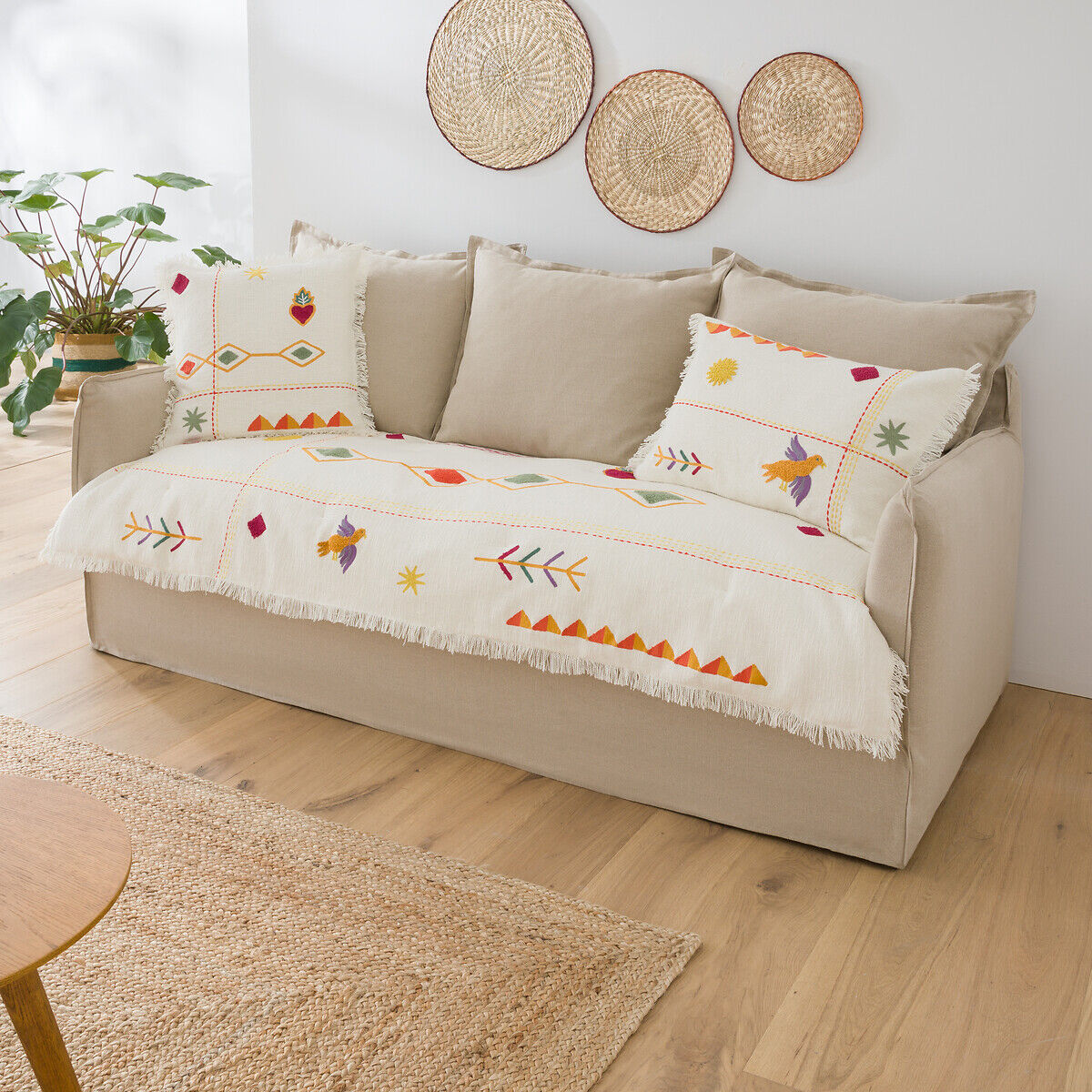 LA REDOUTE INTERIEURS Matelas d'assise brodé, Alvarao