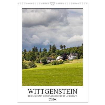Wittgenstein – Eine Region mit beeindruckend schöner Landschaft (Wandkalender 2026 DIN A3 hoch), CALVENDO Monatskalender