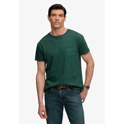 Superdry "COTTON CLASSIC LINEN PKT TEE" Baumwollmischung, relaxed fit aus luftig leichtem Baumwoll-Leinen-Mix