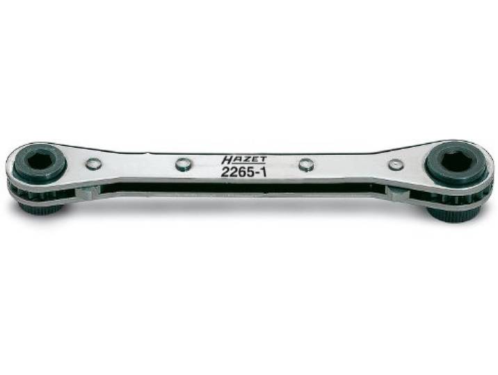 Hazet 2265-1 Cliquet réversible pour embouts-tournevis/hexagone creux 6\,3/8 mm longueur 140 mm