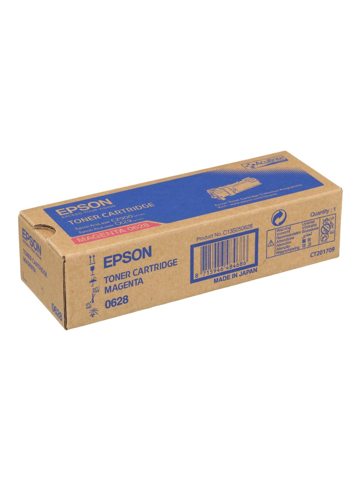 Epson C13S050628 Magenta Toner - Tonerpatrone Magenta