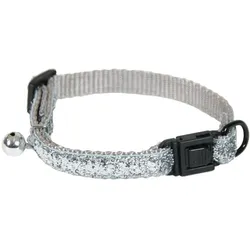 Martin Sellier Glitzer-Nylon-Katzenhalsband (10, Katze, Allgemein), Halsband + Leine