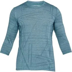 UNDER ARMOUR Herren Fitnessshirt UA Utility 3/4-Arm, Größe S in Blau Blau