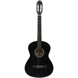 vidaXL Yavenberg (Konzertgitarre, harter Kunststoff, Lindenholz, Nylon), Gitarre, Schwarz