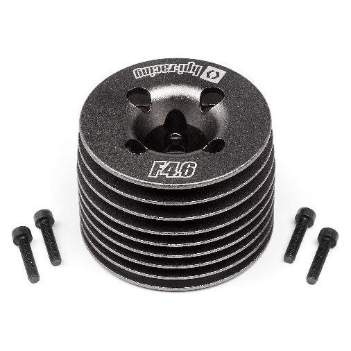 HPI Aluminium heatsink head (Gunmetal/F4.6 V2) (111605)