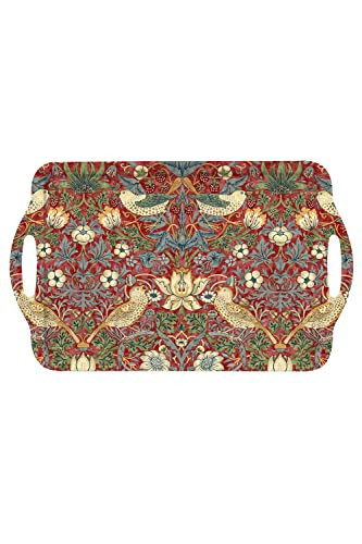 Portmeirion Strawberry Thief dienblad met groot handvat Rood