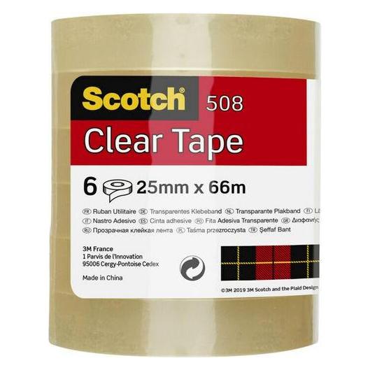 3M Klebeband Scotch Polypropylen Transparent (25 mm) (GT500080962)