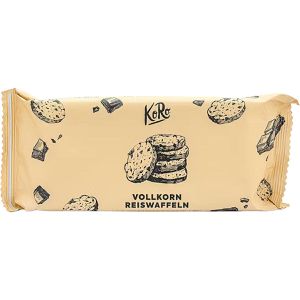 KoRo Reiswaffeln aus Vollkornreis, mit Zartbitterschokolade, glutenfrei, aus gepufftem Reis, 90 g