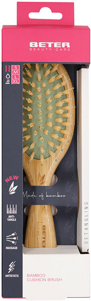 Beter Bamwood petite brosse avec poils en nylon et boules 1 u