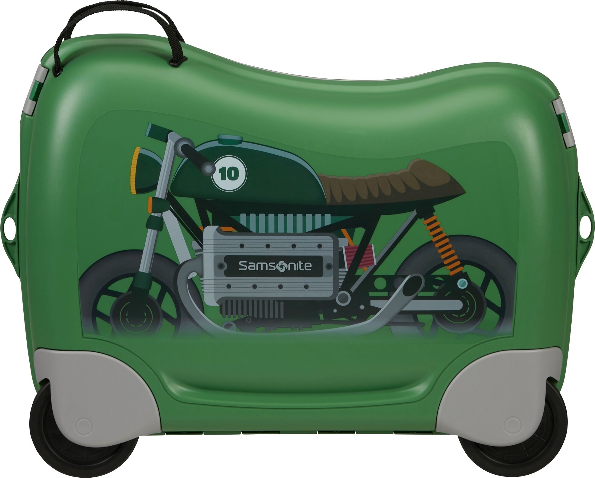 Kinderkoffer SAMSONITE "DREAM2GO", Damen, Gr. B/H/T: 52cm x 38cm x 21cm 30 l, grün (motorbike), Koffer Kinderkoffer, geräumiger Innenraum, kompakte Maße