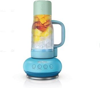 Ninja Blendboss Tumbler Blender with 26-oz. Travel Tumber, Blue Raspberry