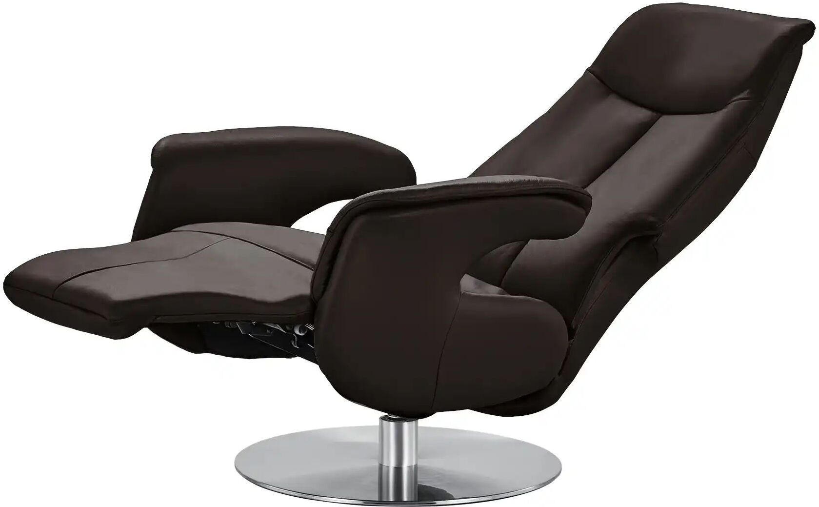 Nils Olsen Relaxsessel Leder / Kunstleder Nils ¦ braun ¦ Maße (cm): B: 70 H: 111