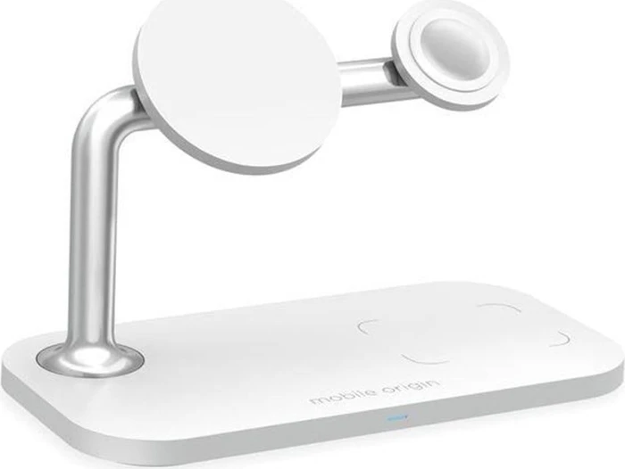 Mobile Origin 3 in 1 Wireless charger White