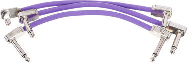 "Ernie Ball Flex Patch Cable 6"" purple set lilas"