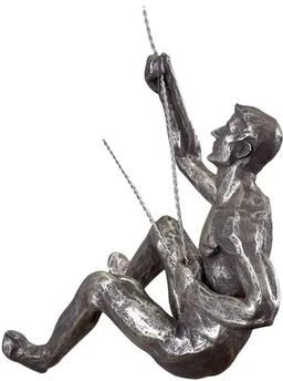 Inspired Finds Retro Rock Climbing Man Resin Wall Sculpture 3D Hanging Decor side Hanging Man