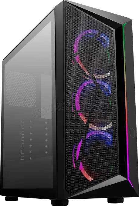 Boitier Moyen Tour ATX Cooler Master CMP 510 RGB avec panneau vitré (Noir)
