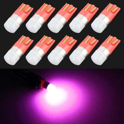 Inspired Deals 10PCS T10 LED Bulb W5W 194 LED Replacement Car Clearance Parking Lights pink Light