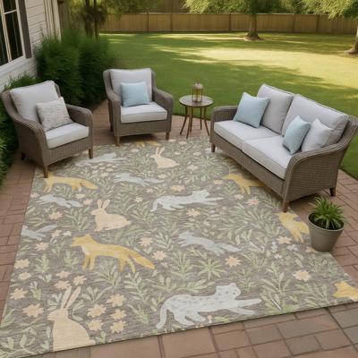 Addison Rugs Machine Washable Indoor/ Outdoor Whimsy Foxy Chantille Rug