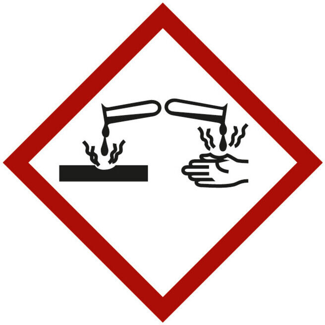HOFFMANN Symbole pour les substances dangereuses Corrosif, Type: 04105 ; nVent HOFFMAN (F170.15.156)