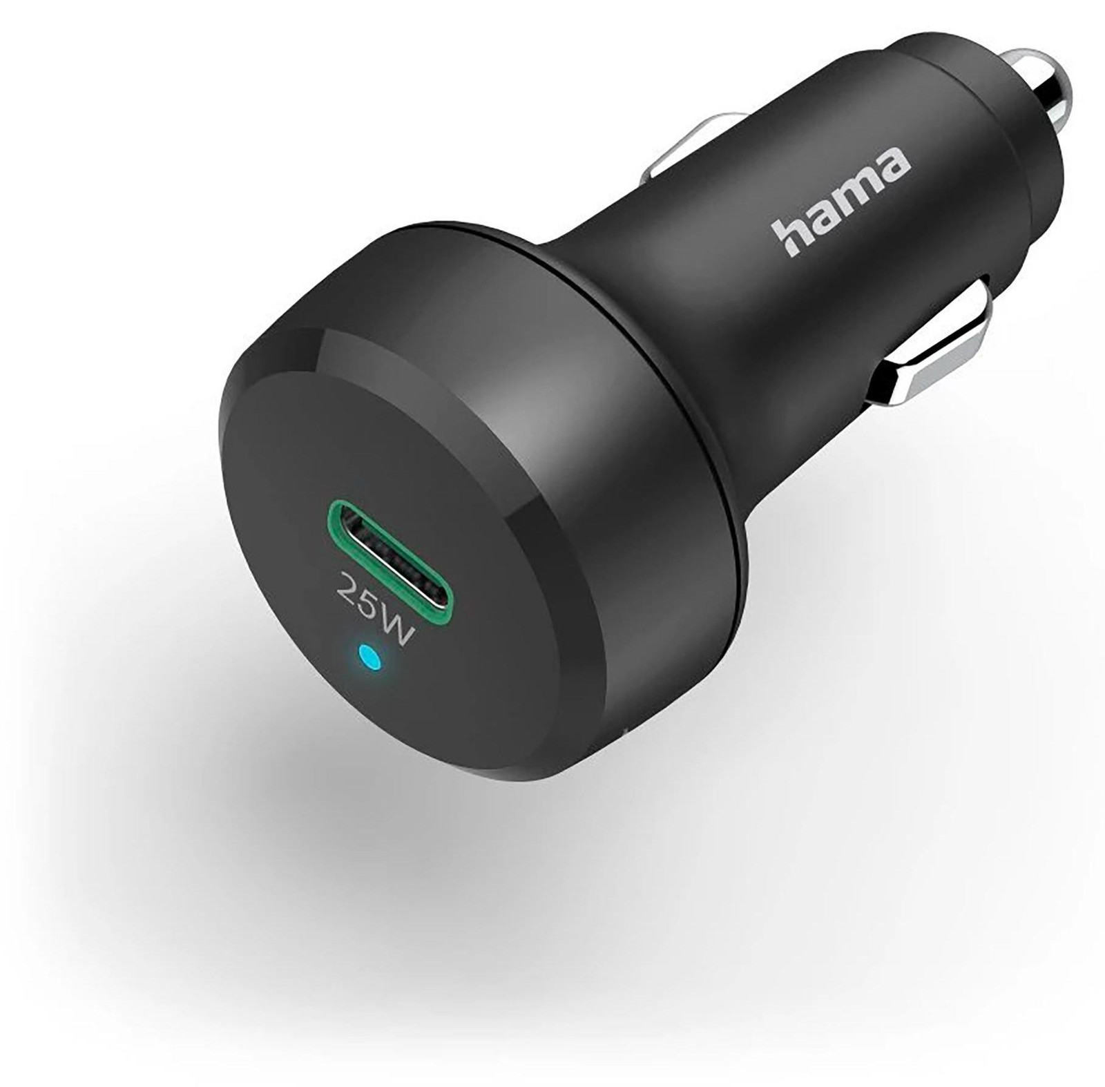 Hama Sigarettenaansteker voor auto met Lightning aansluiting, 11 V, Zwart