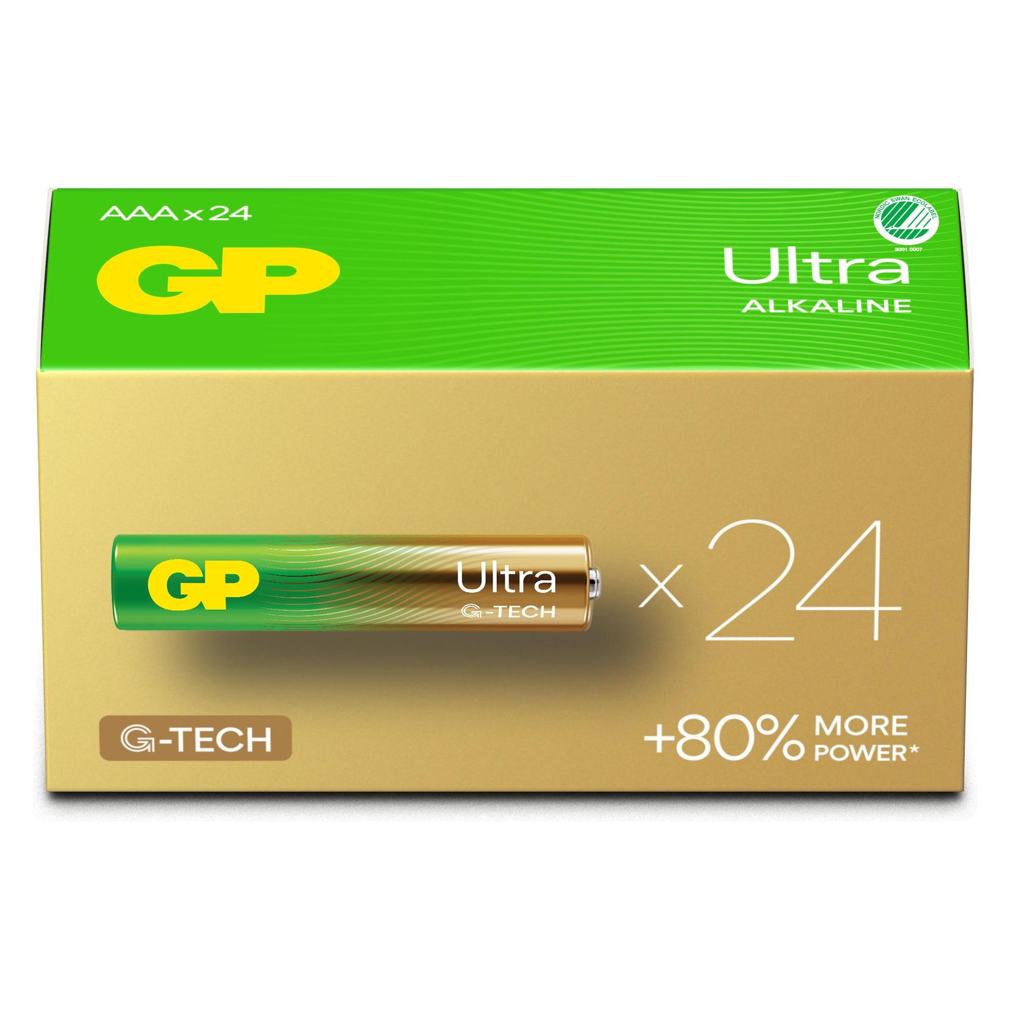 GP Batteries Gp Ultra Alkaline Aaa/Lr03 (24 Stk., AAA) (151446)