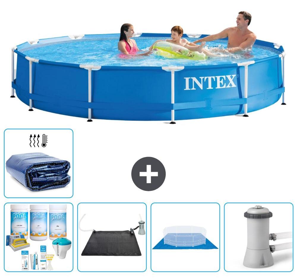 Frame Pool Rund - 366x76 cm - 6-teilig S20440