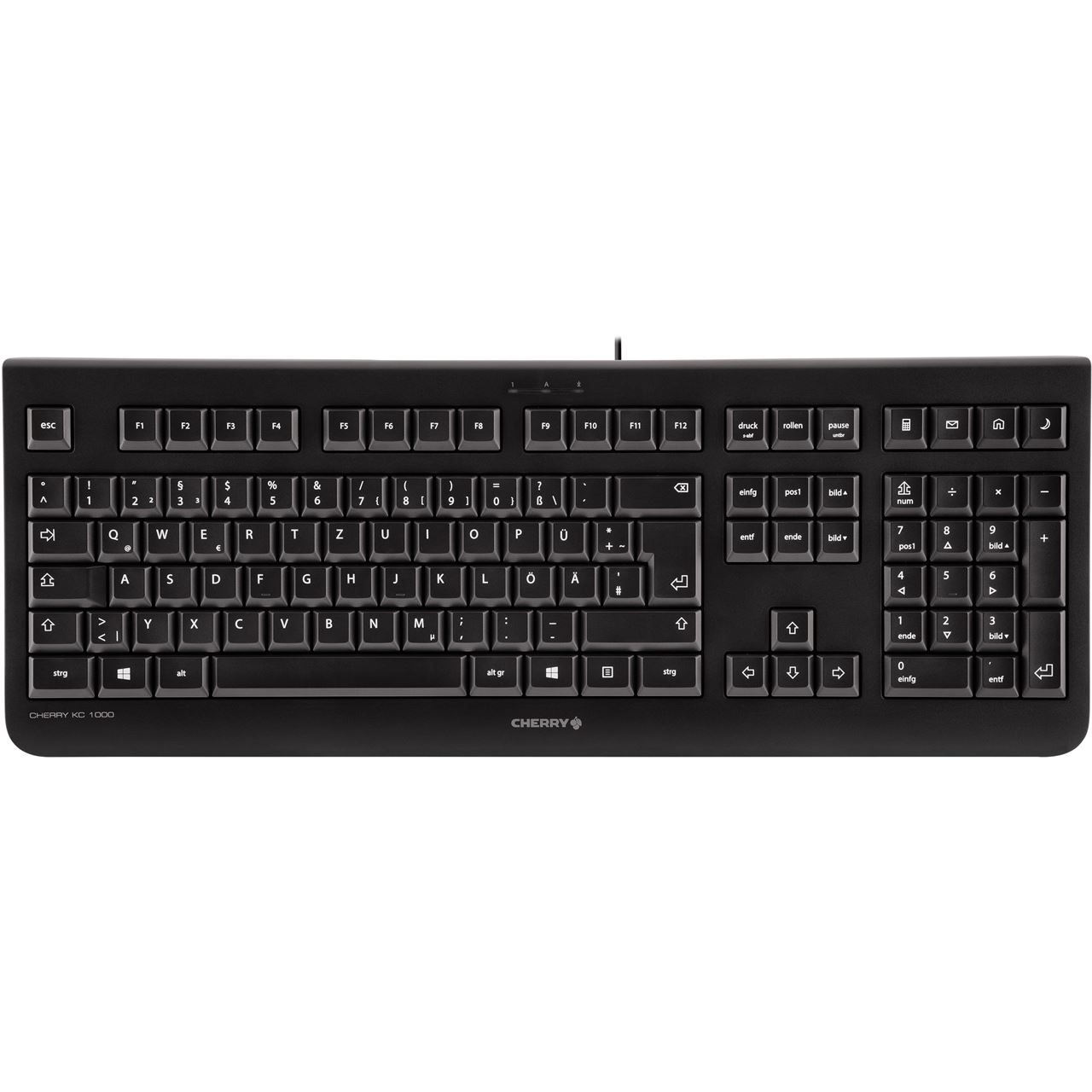 CHERRY KC 1000 JK-0800EU-2 USB Englisch schwarz (kabelgebunden)