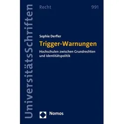 Trigger-Warnungen, Fachbücher von Sophie Derfler