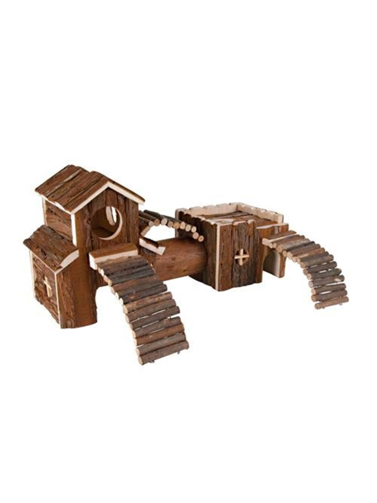 Trixie Frida tunnel system mice bark wood 47 × 22 × 15 cm