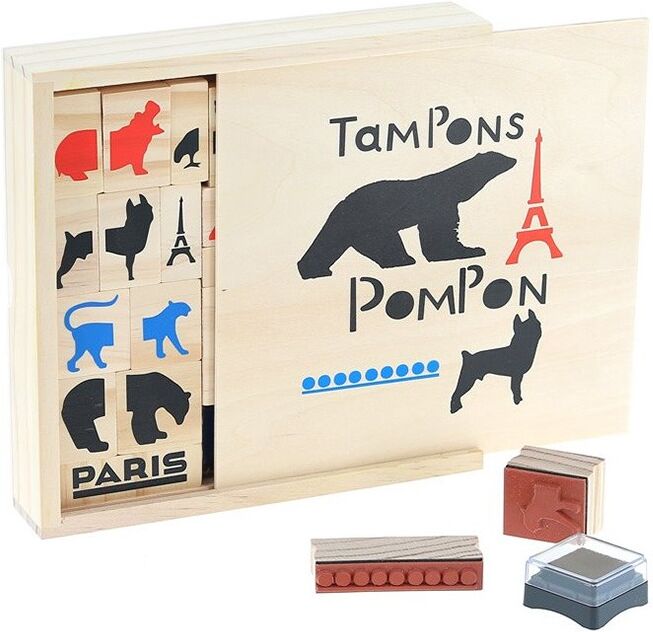 Coffret Tampons Pompon - Vilac