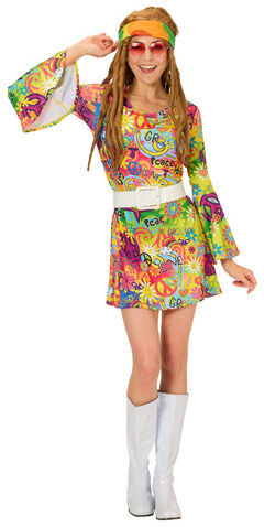 Kleid "60s" für Damen, bunt