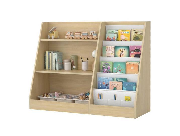 LuxusKollektion Kinderregal Kinderregal 80x30x67.5cm Eiche, 1-tlg.